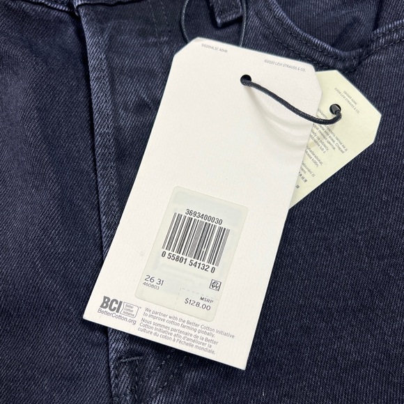 Levis NWT Ribcage Boot Jeans Black Lake - Picture 11 of 13